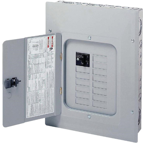 Eaton BR 100A 12-Space 24-Circuit Indoor Plug-On Neutral Load Center BRP12B100