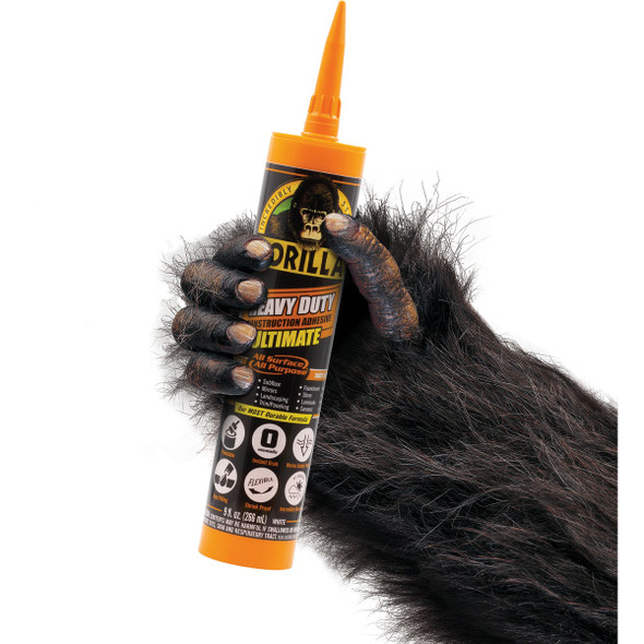 Gorilla 9 Oz. Heavy Duty Ultimate Construction Adhesive 8008002 794416