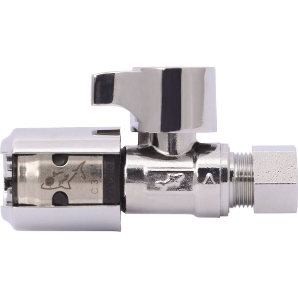 SharkBite EvoPex 1/2 In. x 3/8 In. Push-to-Connect Plastic Straight Valve K23037