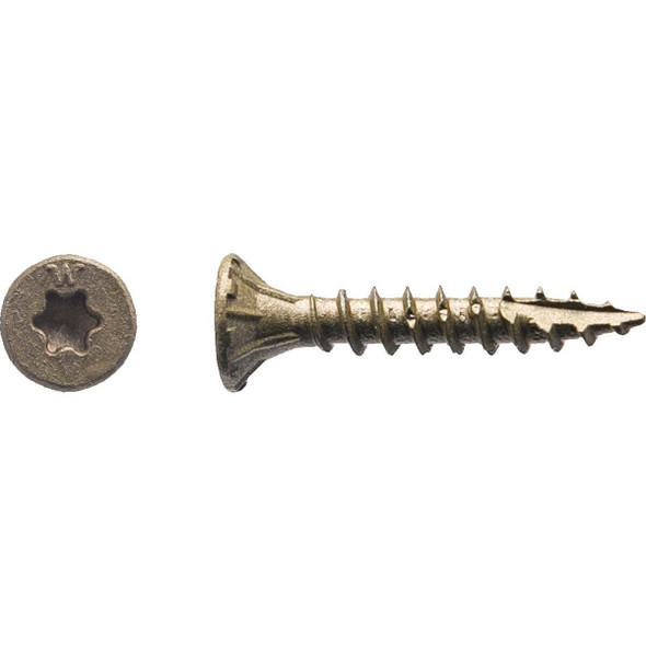 Big Timber #8 x 1 In. Bronze Flat Head Wood Screw (287 Ct., 1 Lb.) 1BTX81