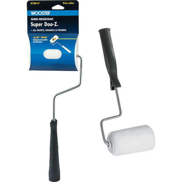 Wooster Super Doo-Z 4 In. Woven Paint Roller Cover & Frame  R189-4