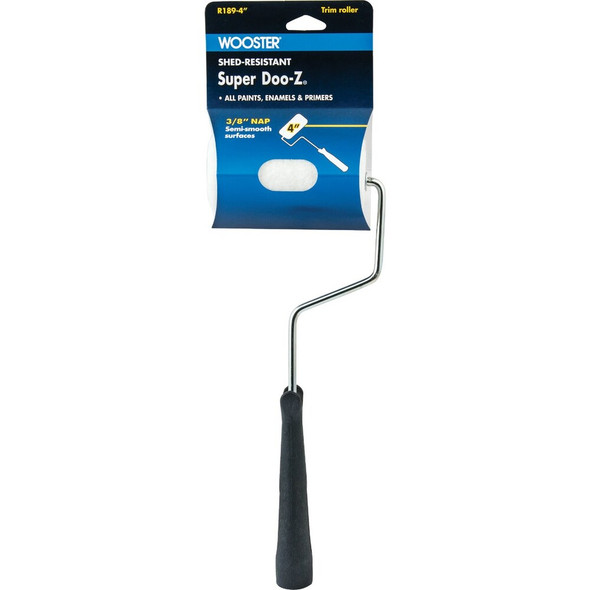 Wooster Super Doo-Z 4 In. Woven Paint Roller Cover & Frame  R189-4 793667