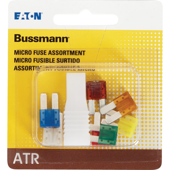Bussmann ATR (Micro II) Fuse Assortment with Fuse Puller (7-Piece) BP-ATR-A7-RPP 579436