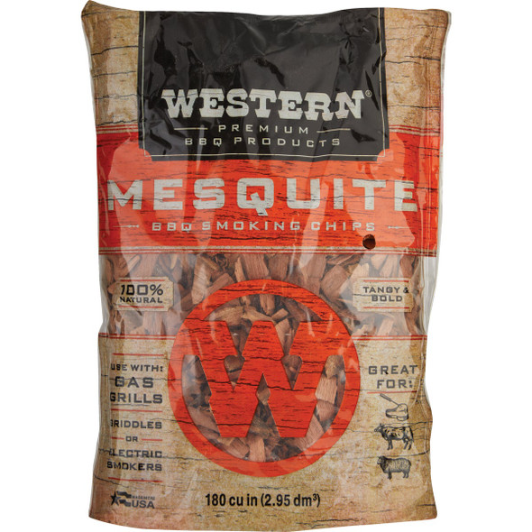 Western 180 Cu. In. Mesquite Wood Smoking Chips 18074 836399