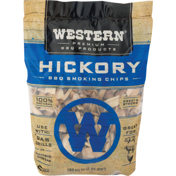 Western 180 Cu. In. Hickory Wood Smoking Chips 18075