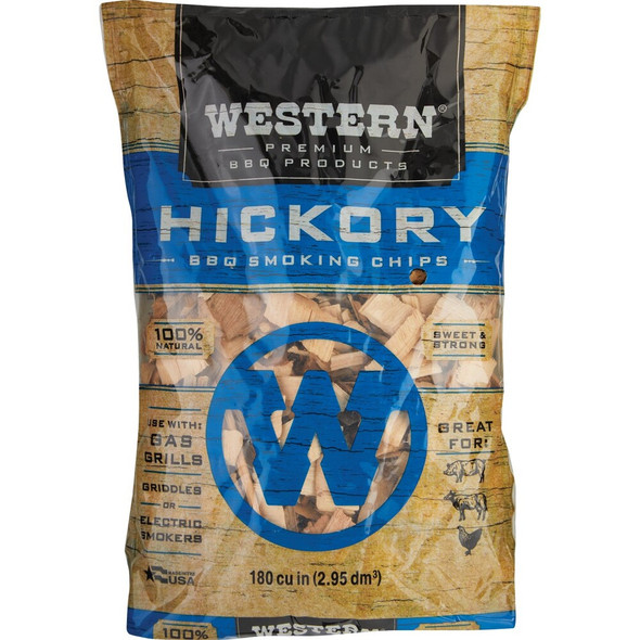 Western 180 Cu. In. Hickory Wood Smoking Chips 18075 851428