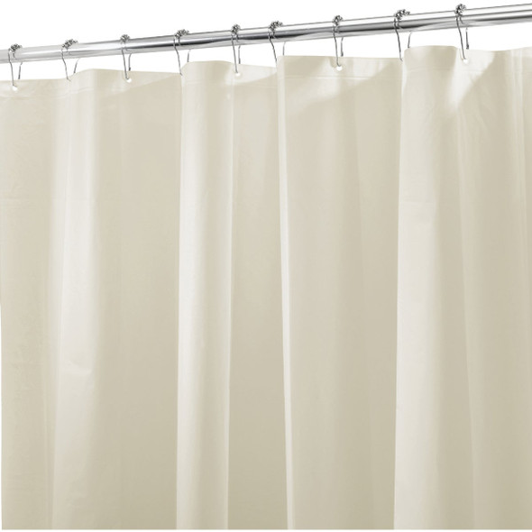 iDesign 72 In. x 72 In. Sand PEVA Shower Curtain Liner 12053