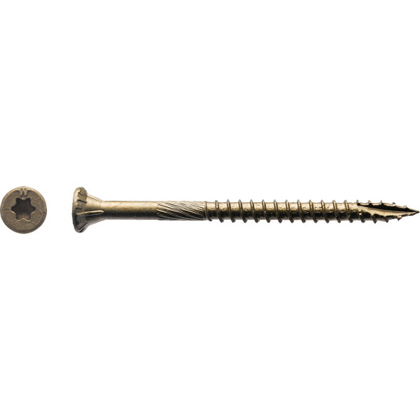 Big Timber #9 x 2-1/2 In. Bronze Flat Head Wood Screw (93 Ct., 1 Lb.) 1BTX9212