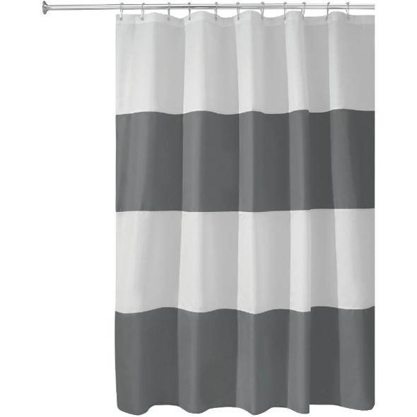 iDesign Zeno 72 In. x 72 In. Striped Shower Curtain 26915