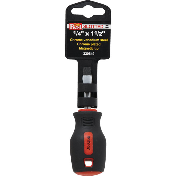 Do it 1/4 In. x 1-1/2 In. Slotted Screwdriver 320649