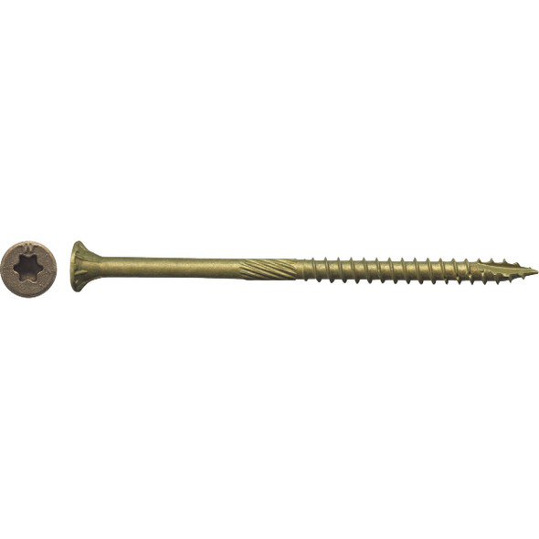 Big Timber #9 x 3 In. Bronze Flat Head Wood Screw (79 Ct., 1 Lb.)