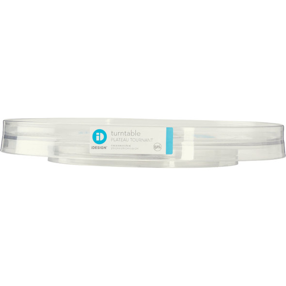 iDesign Linus 11 In. Dia. x 1.75 In. H. Clear Turntable 54030 624847