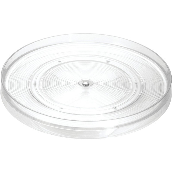 iDesign Linus 11 In. Dia. x 1.75 In. H. Clear Turntable 54030