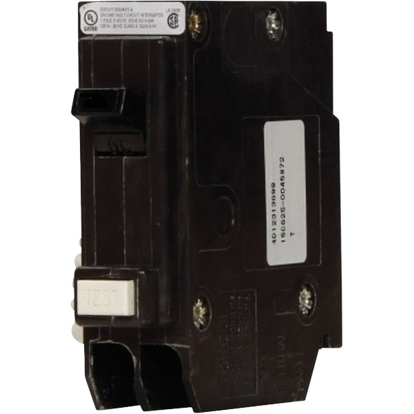 Eaton BR 15A Single-Pole GFCI Circuit Breaker BRP115GF