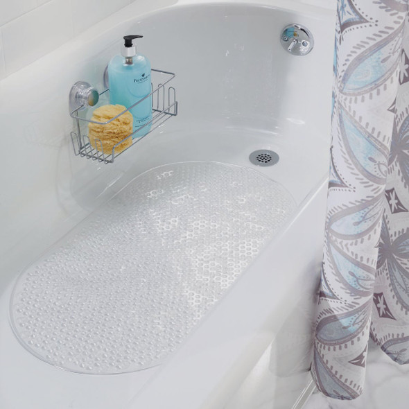 iDesign Orbz 27 In. Suction Bath Mat 80550 640464