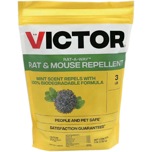Victor Rat-A-Way 3 Lb. Granular Natural Rat & Mouse Repellent M807