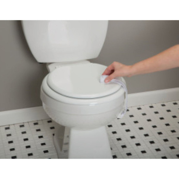 Safety 1st OutSmart White Plastic Toilet Lock Safety 1st OutSmart White Plastic Toilet Lock