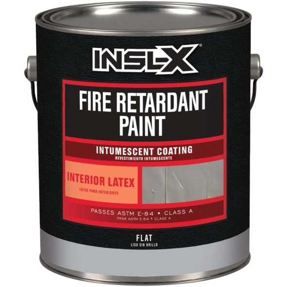 Insl-X Fire Retardant Interior Wall Paint, White, 1 Gal. FR-210099-01