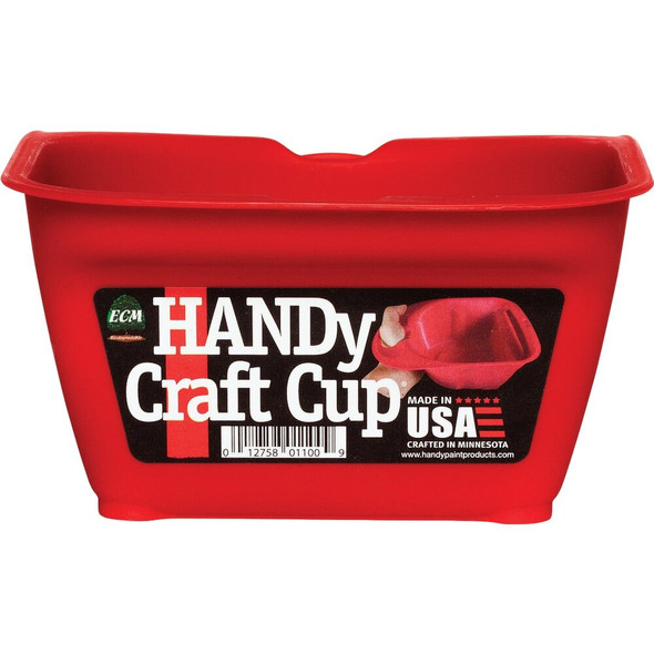 Handy Craft 1-2 Pt. Red Paint Cup 1100-CC 788428