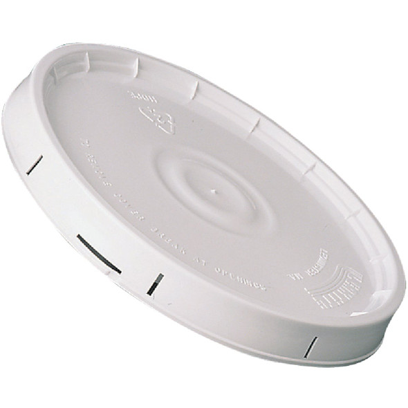 Leaktite Pull Tab Lid for 2 Gal. Pail, White 1044796