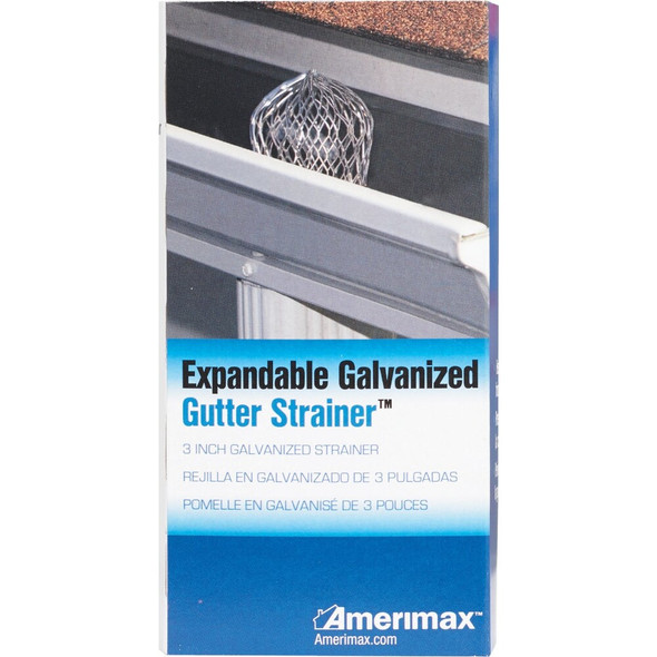 Amerimax Gutter Strainer 3 In. Expanded Galvanized Gutter Guard 29059 117870