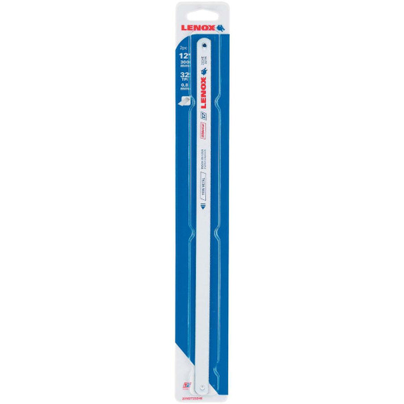Lenox T2 12 In. x 32 TPI Bi-Metal Hacksaw Blade, Thin Metal (2-Pack) 20162T232HE