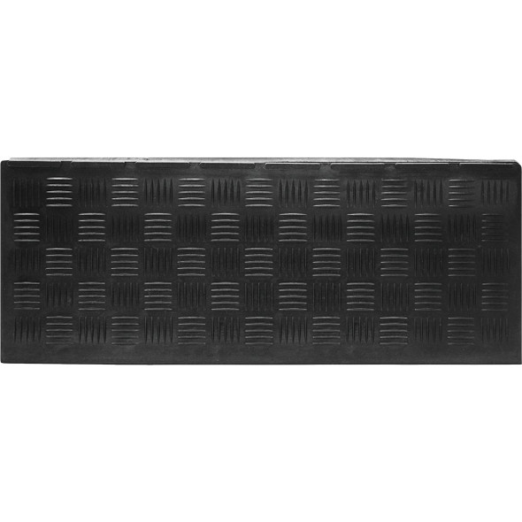 Multy Home Black 9 In. x 24 In. Rubber Stair Tread MT1003863