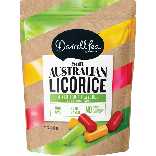 Darrell Lea 7oz Mxd Fruit Liquorice 121655 Pack of 8