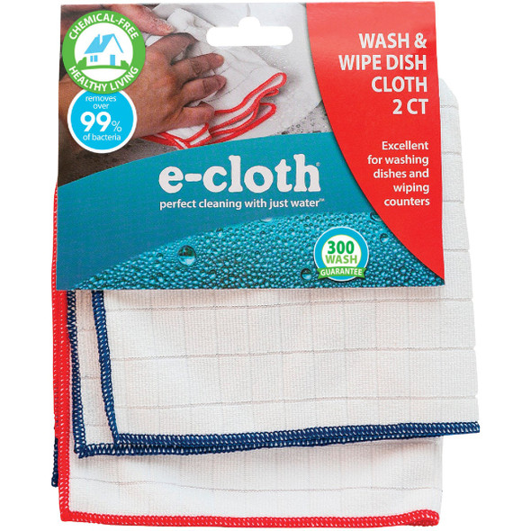 E-Cloth Wash & Wipe Dish Cloths (2 Count) E-Cloth Wash & Wipe Dish Cloths (2 Count)
