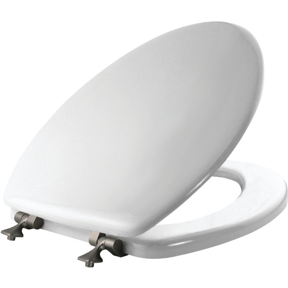 Mayfair Wht Wood Elg Toilet Seat 144BN 000