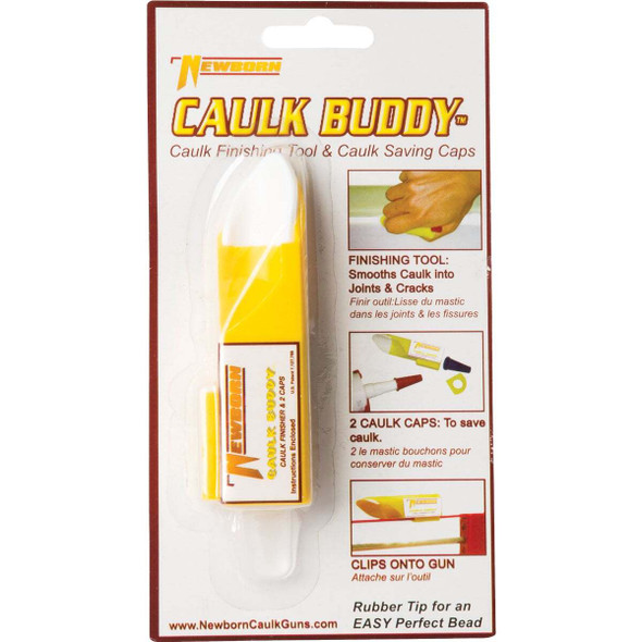 Caulk Buddy Finishing Tool with 2 Nozzle Caps CB100