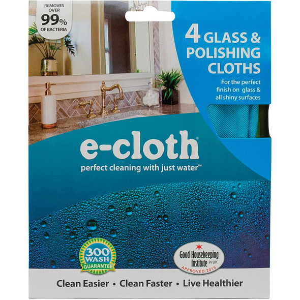 E-Cloth Glass & Polishing Cloths (4 Count) E-Cloth Glass & Polishing Cloths (4 Count)