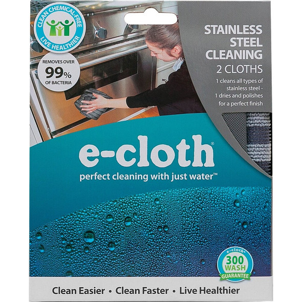 E-Cloth Stainless Steel Cleaning Cloth (2 Count) 10617 605722