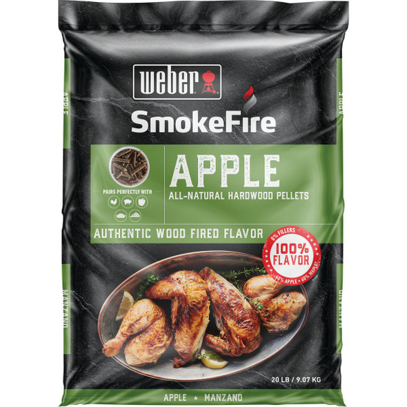 Weber SmokeFire 20 Lb. Apple Wood Grilling Pellets 190004