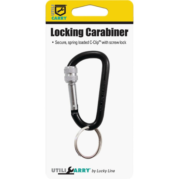 Lucky Line Utilicarry Locking C-Clip Key Ring U12401 583794