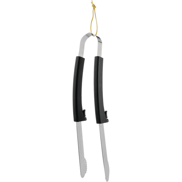 Mr. Bar-B-Q 15.75 In. Stainless Steel Kickstand Barbeque Tongs 02972Y