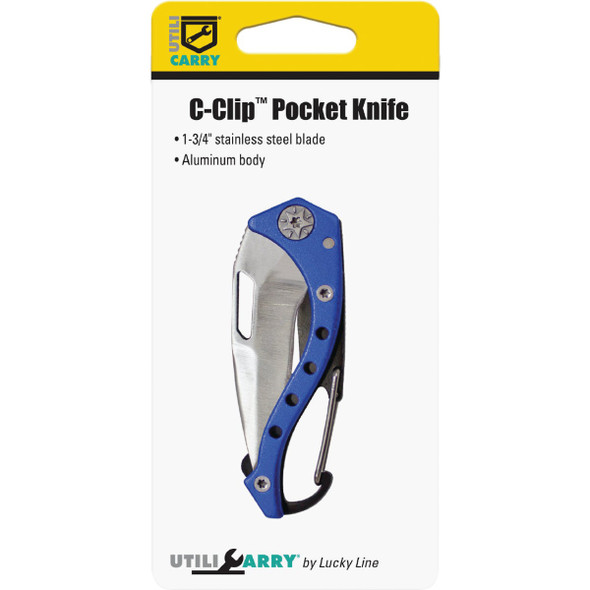 Lucky Line Utilicarry 2-3-4 In. C-Clip Pocket Knife U12101 581135