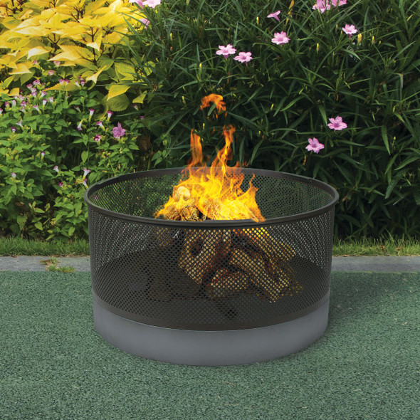 Bond Lomita 30 In. Round Steel Wood Fire Pit Bond Lomita 30 In. Round Steel Wood Fire Pit