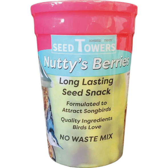 Wildlife Sciences Songbird Treats 15.5 Oz. Nutty's Berries Seed Tower 924
