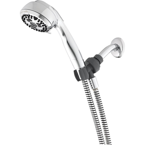 Waterpik HeightSelect Adjustable Height 7-Spray 1.8 GPM Handheld Shower, Chrome