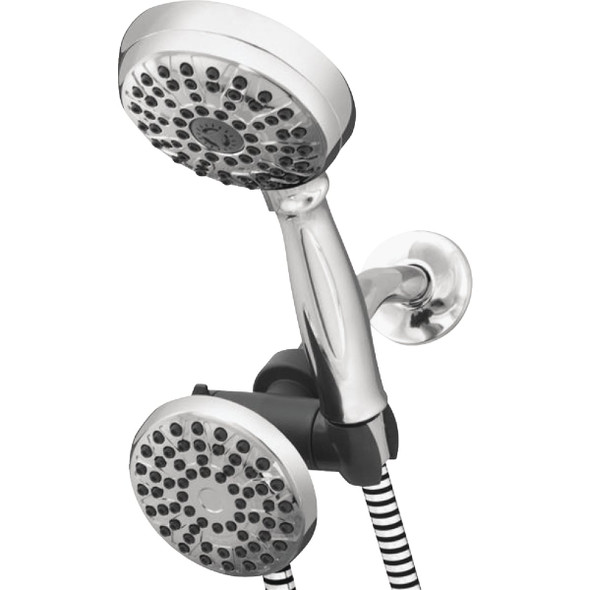 Waterpik PowerSpray + 9-Spray Dual Showerhead VIC-113E/853E