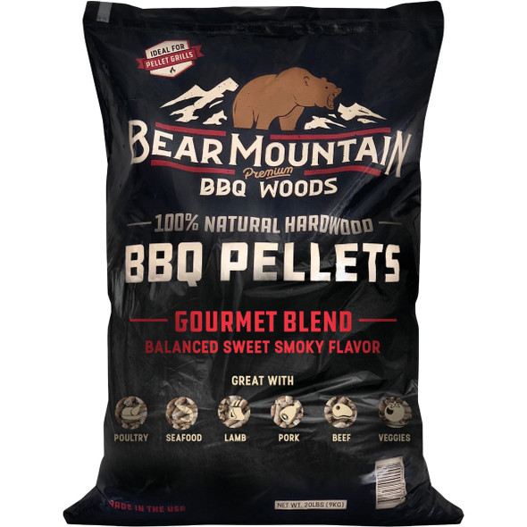 Bear Mountain BBQ Premium Woods 20 Lb. Gourmet Blend Wood Pellet FK99
