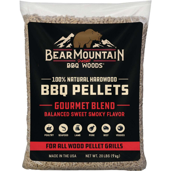 Bear Mountain BBQ Premium Woods 20 Lb. Gourmet Blend Wood Pellet FK99