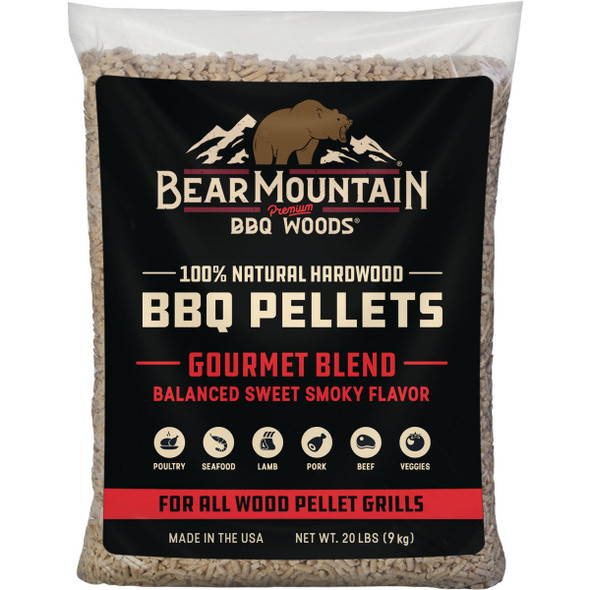 Bear Mountain BBQ Premium Woods 20 Lb. Gourmet Blend Wood Pellet FK99