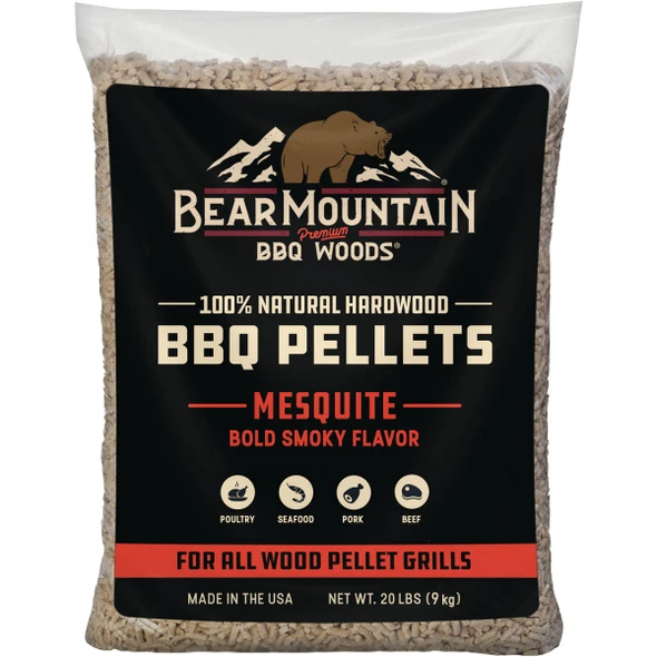 Bear Mountain BBQ Premium Woods 20 Lb. Mesquite Wood Pellet FK17