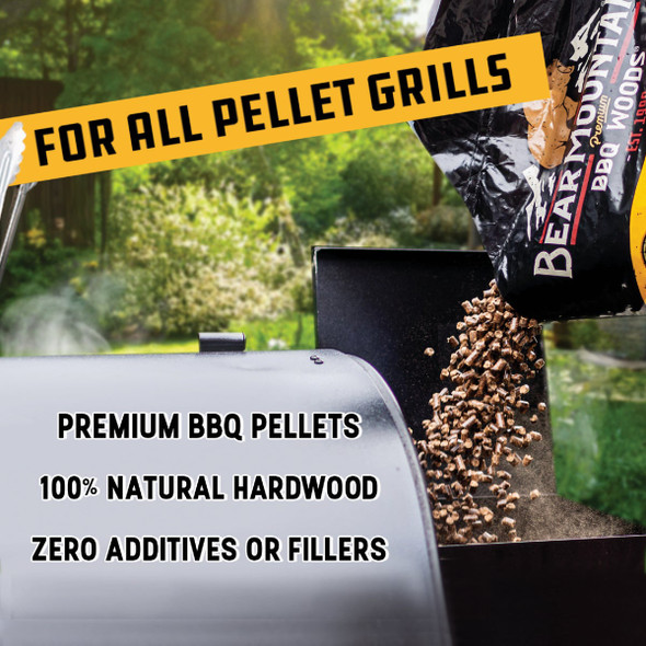 Bear Mountain BBQ Premium Woods 20 Lb. Hickory Wood Pellet FK14 854938