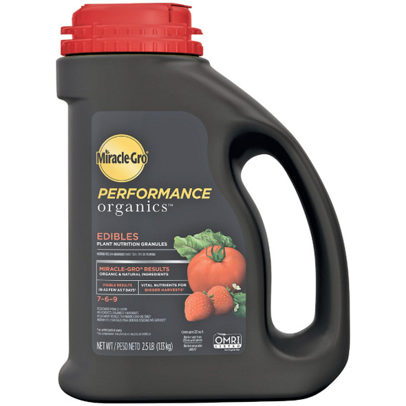 Miracle-Gro Performance Organics 2.5 Lb. Edibles Plant Nutrition Granules
