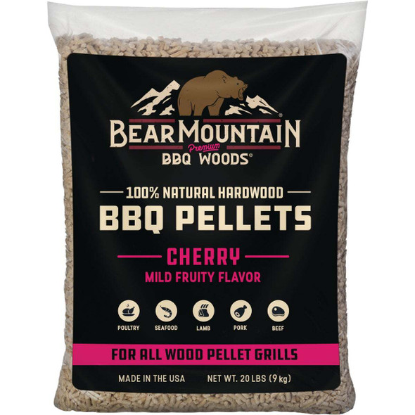Bear Mountain BBQ Premium Woods 20 Lb. Cherry Wood Pellet FK13