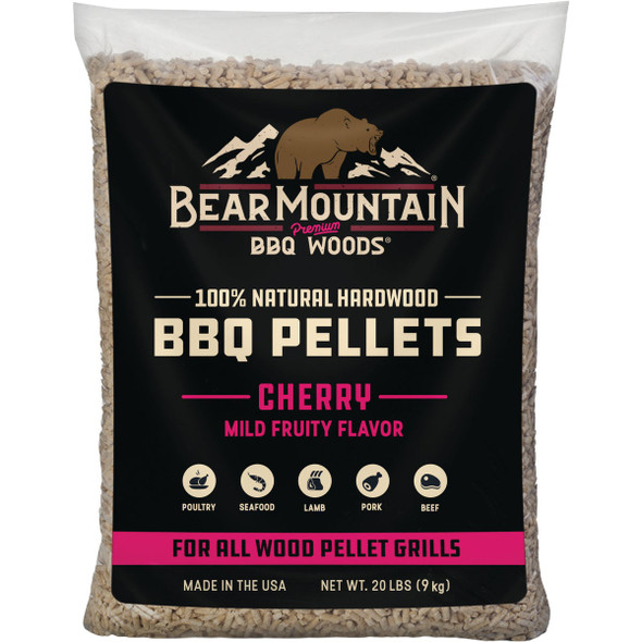 Bear Mountain BBQ Premium Woods 20 Lb. Cherry Wood Pellet FK13