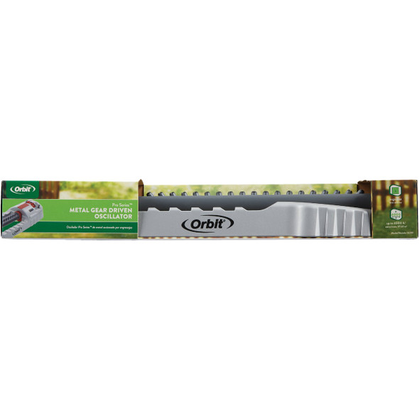 Orbit Pro Series Aluminum 4000 Sq. Ft. Gray & Black Oscillating Sprinkler Orbit Pro Series Aluminum 4000 Sq. Ft. Gray & Black Oscillating Sprinkler